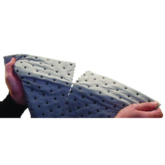 DiVal Oil Universal Heavyweight 15" x 18" Fine Fiber Pads