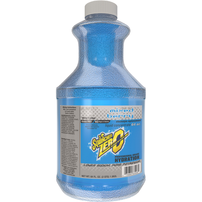 Sqwincher® ZERO 64oz-5 Gallon Yield Liquid Concentrate