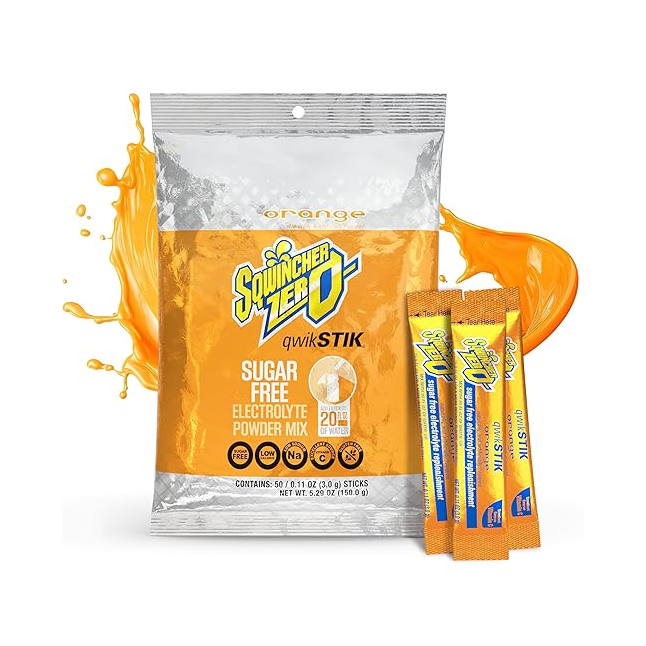 Sqwincher® ZERO Qwik Stik®, Yields 20 oz, 50 Stiks/Pack
