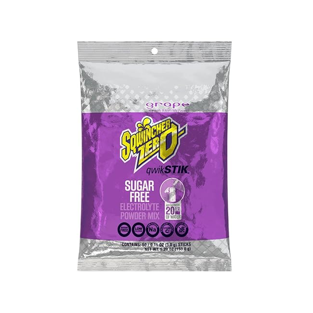 Sqwincher® ZERO Qwik Stik®, Yields 20 oz, 50 Stiks/Pack