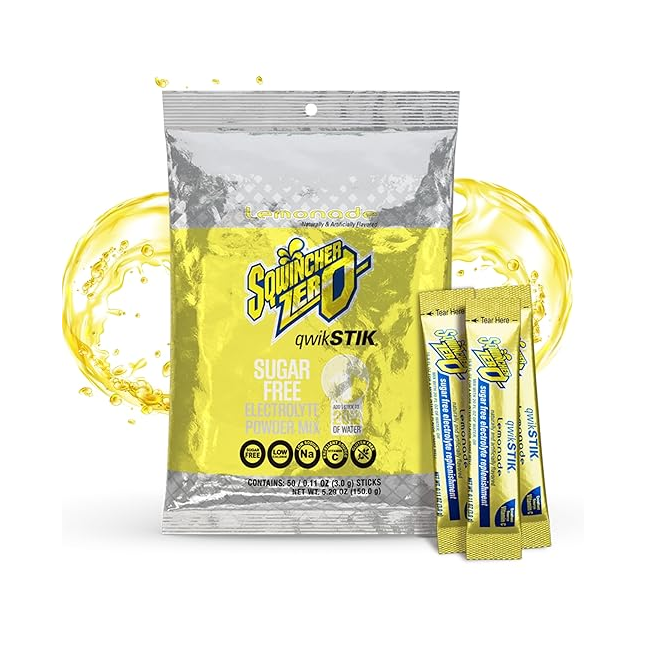 Sqwincher® ZERO Qwik Stik®, Yields 20 oz, 50 Stiks/Pack