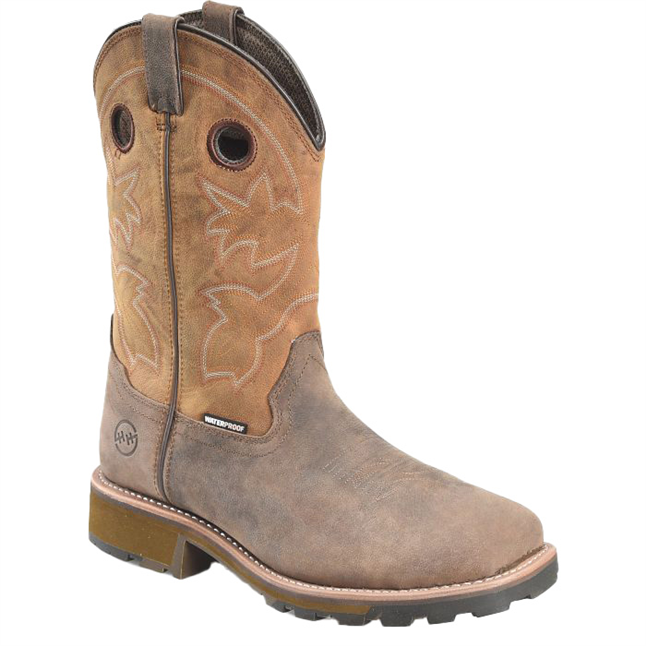 Double H Men's 12" Wateproof Wide Square Composite Toe Boot