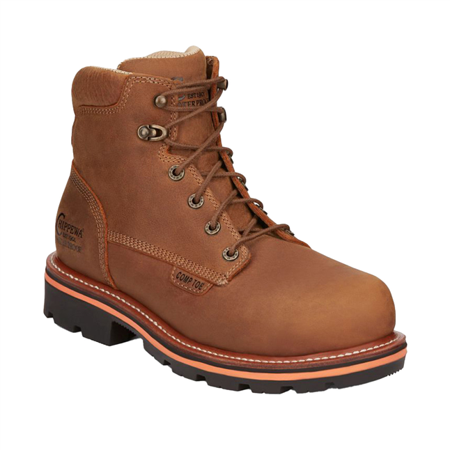 Chippewa Men's 6" Thunderstruck Waterproof Nano Composite Safety Toe Work Boot