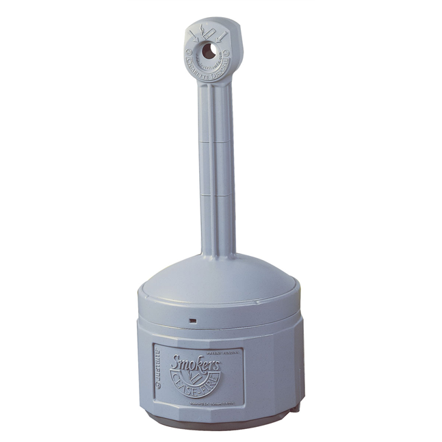 Justrite® Original Smoker's Ceasefire® Plastic Outdoor Ashtray, 4 Gallon