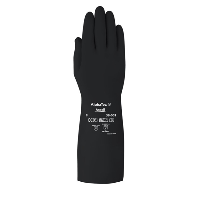AlphaTec® 38-001 Butyl Chemical Resistart Glove