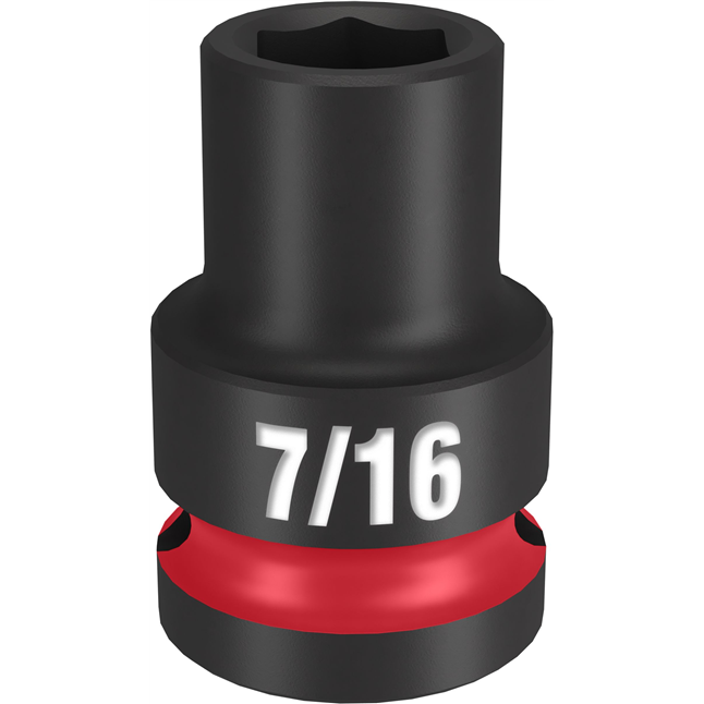 SHOCKWAVE Impact Duty™ 1/2" Drive 6 Point Sockets, SAE, Shallow