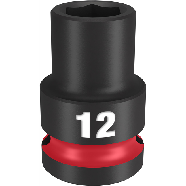 SHOCKWAVE Impact Duty™ 1/2" Drive 6 Point Sockets, Metric, Shallow