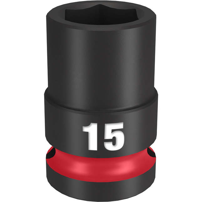 SHOCKWAVE Impact Duty™ 1/2" Drive 6 Point Sockets, Metric, Shallow