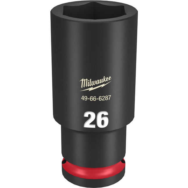 SHOCKWAVE Impact Duty™ 1/2" Drive 6 Point Sockets, Metric, Deep