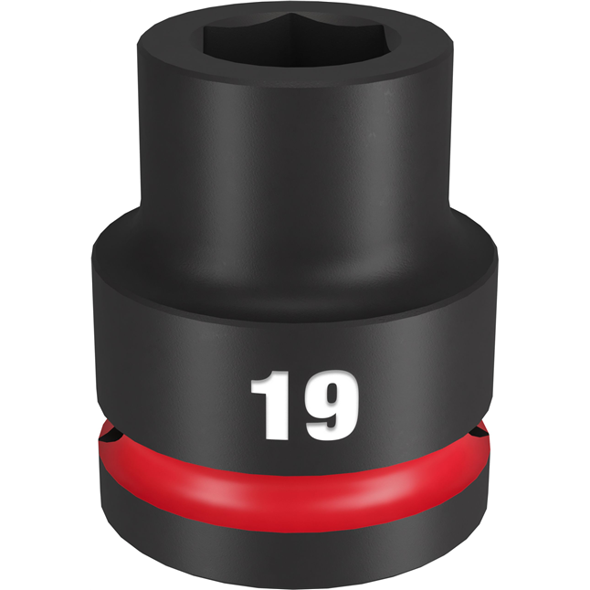 SHOCKWAVE Impact Duty™ 3/4" Drive 6 Point Sockets, Metric, Shallow