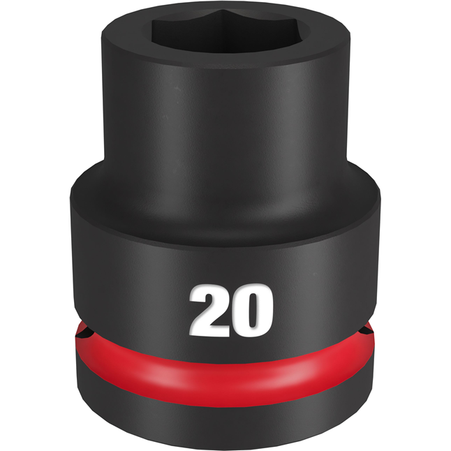 SHOCKWAVE Impact Duty™ 3/4" Drive 6 Point Sockets, Metric, Shallow