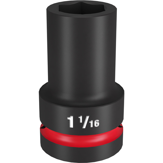 SHOCKWAVE Impact Duty™ 1" Drive 6 Point Sockets, SAE, Shallow