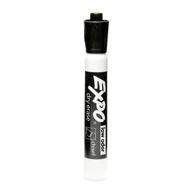 Expo Low Odor Dry Erase Markers, Chisel Tip