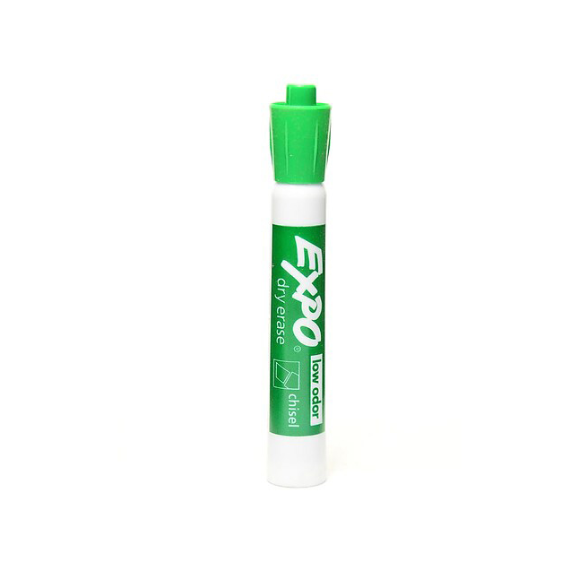 Expo Low Odor Dry Erase Markers, Chisel Tip