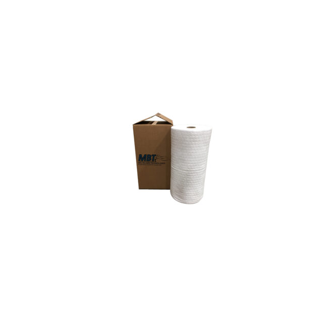 DiVal's Perforated Heavyweight 15" x 150' Meltblown Spunbond Oil Only Sorbent Roll
