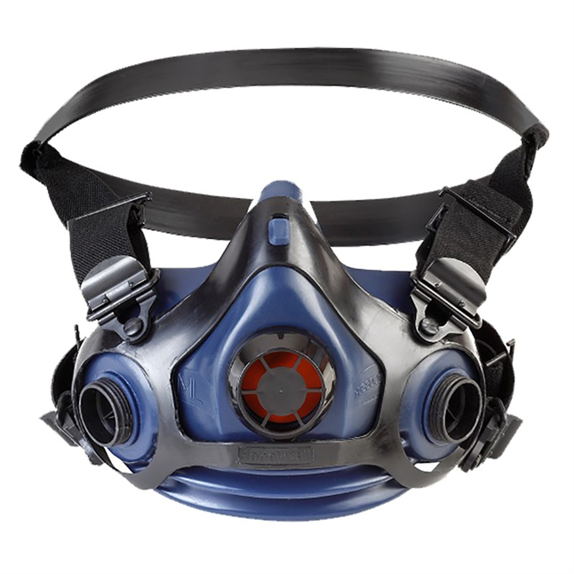 Honeywell North® Half Mask Respirator, Triple Flange Silicone