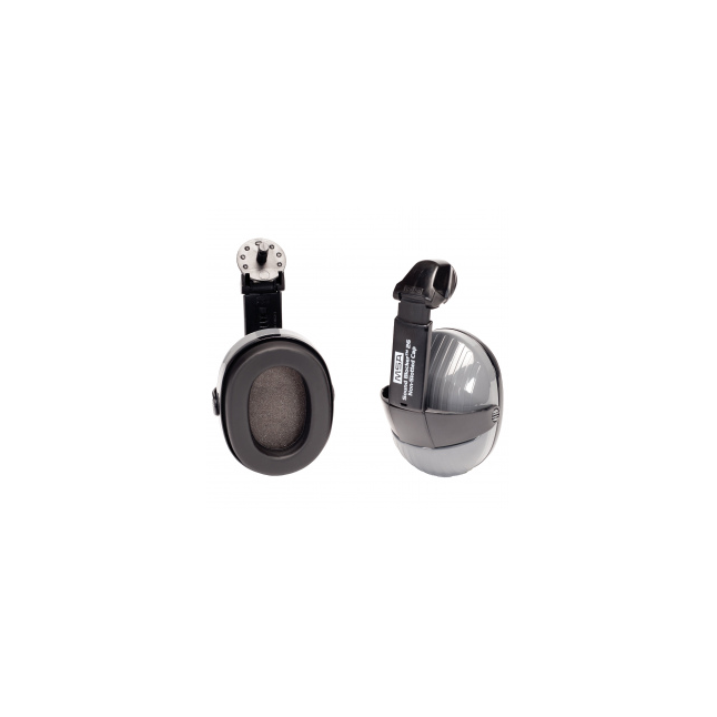 MSA Sound Blocker Ear Muffs For Non-Slotted Hard Hats, 26dB