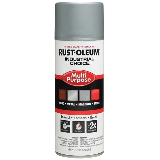 RUST-OLEUM® Industrial 1600 Multi-Purpose Aerosol Spray Paint, 12oz