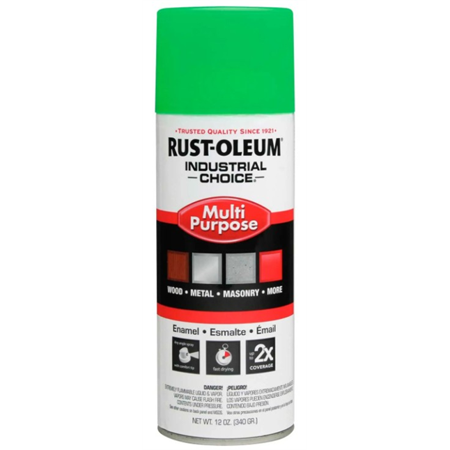 RUST-OLEUM® Industrial 1600 Multi-Purpose Aerosol Spray Paint, 12oz