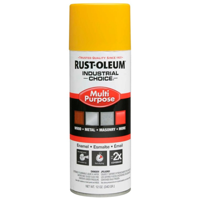 RUST-OLEUM® Industrial 1600 Multi-Purpose Aerosol Spray Paint, 12oz