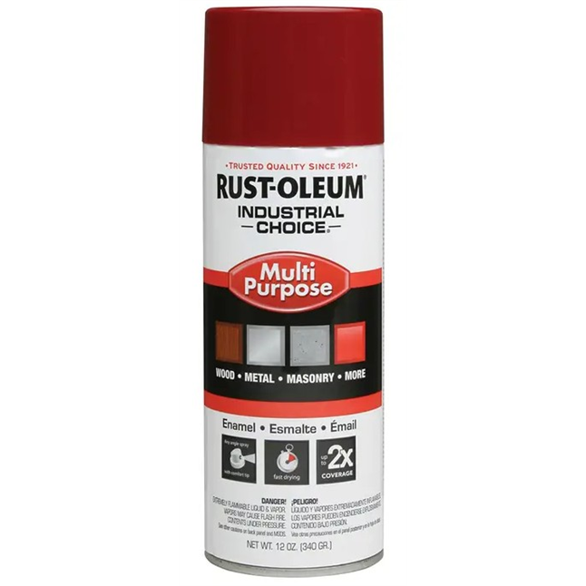 RUST-OLEUM® Industrial 1600 Multi-Purpose Aerosol Spray Paint, 12oz