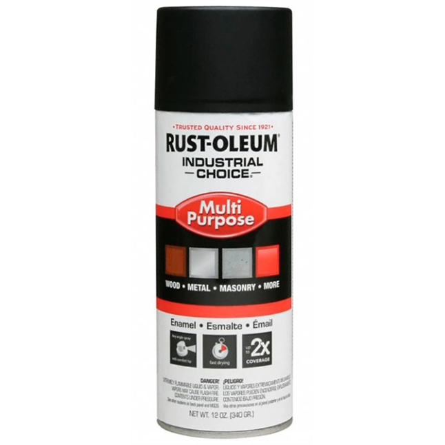 RUST-OLEUM® Industrial 1600 Multi-Purpose Aerosol Spray Paint, 12oz