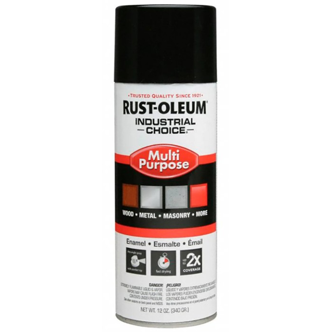 RUST-OLEUM® Industrial 1600 Multi-Purpose Aerosol Spray Paint, 12oz