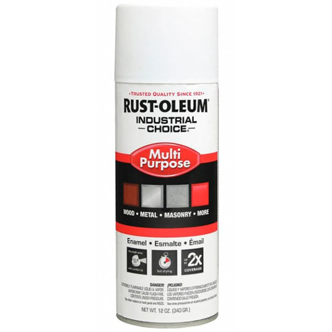 RUST-OLEUM® Industrial 1600 Multi-Purpose Aerosol Spray Paint, 12oz