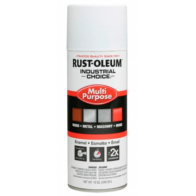 RUST-OLEUM® Industrial 1600 Multi-Purpose Aerosol Spray Paint, 12oz