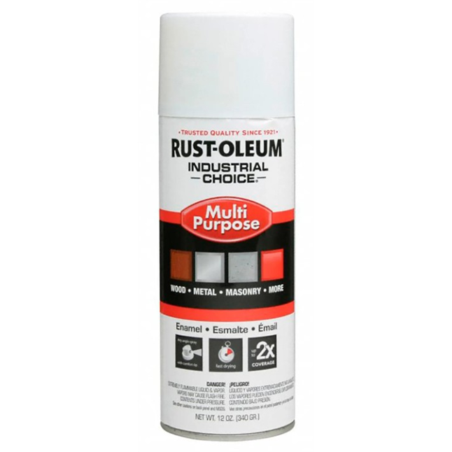RUST-OLEUM® Industrial 1600 Multi-Purpose Aerosol Spray Paint, 12oz