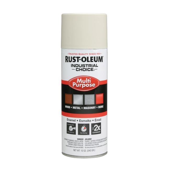 RUST-OLEUM® Industrial 1600 Multi-Purpose Aerosol Spray Paint, 12oz