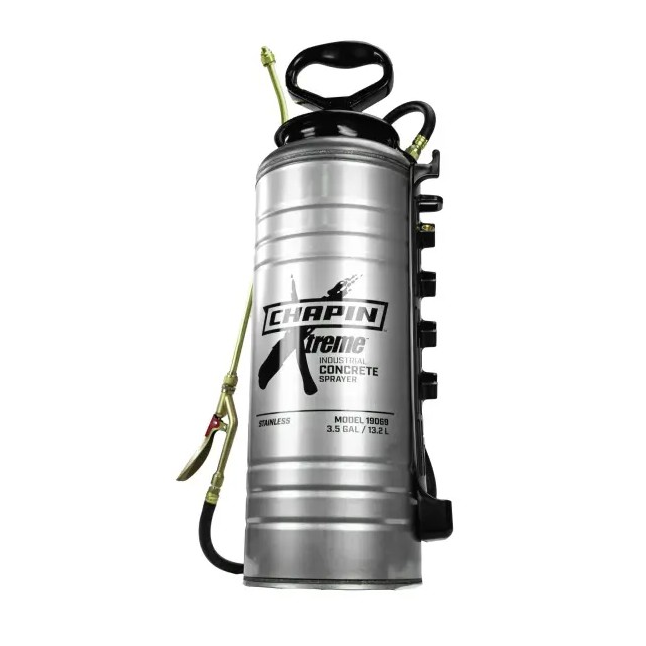 Chapin® 19069 Professional 3.5 Gallon Xtreme™ Industrial Concrete Open Head Stainless Steel Pump Sprayer