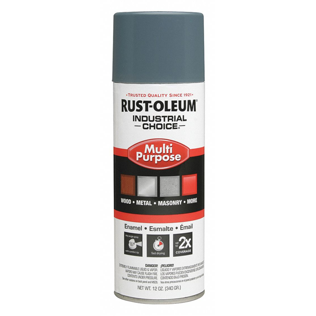 RUST-OLEUM® Industrial 1600 Multi-Purpose Aerosol Spray Paint, 12oz
