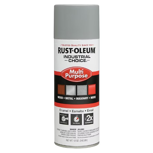 RUST-OLEUM® Industrial 1600 Multi-Purpose Aerosol Spray Paint, 12oz