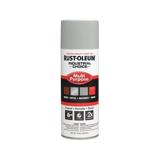 RUST-OLEUM® Industrial 1600 Multi-Purpose Aerosol Spray Paint, 12oz