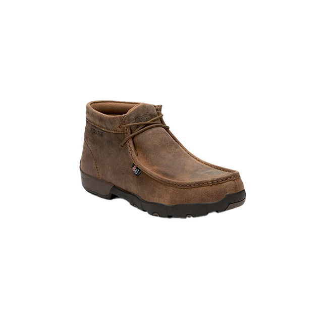 Justin Men's 4" Cappie Steel Toe Moc Boot