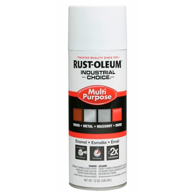 RUST-OLEUM® Industrial 1600 Multi-Purpose Aerosol Spray Paint, 12oz
