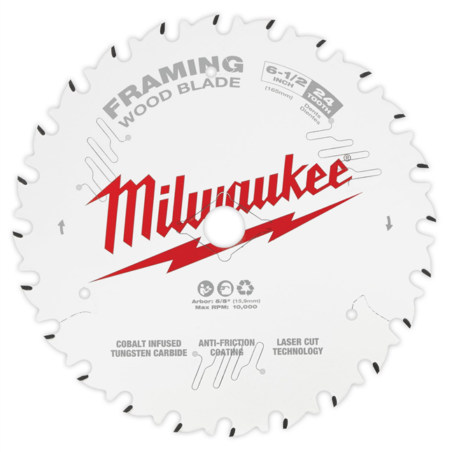 Milwaukee® 6.5" Framing Circular Saw Blade