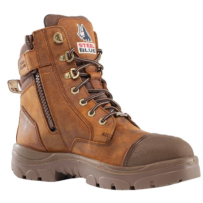 Steel Blue Men's 6" Southern Cross Waterproof Steel Toe Zip Boot