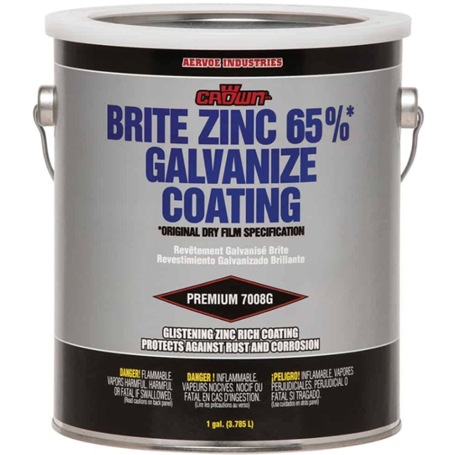 Aervoe® 65% Zinc Rich Brite Galvanize Coating Paint