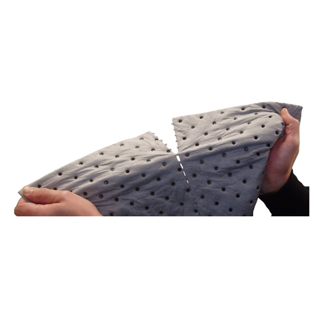 DiVal Universal Lightweight 15" x 18" Spun-bound Absorbent pads
