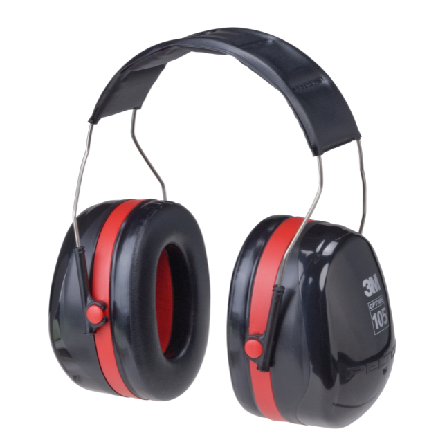 3M™ PELTOR™ Optime™ 105 Over-the-Head Earmuffs, 30dB