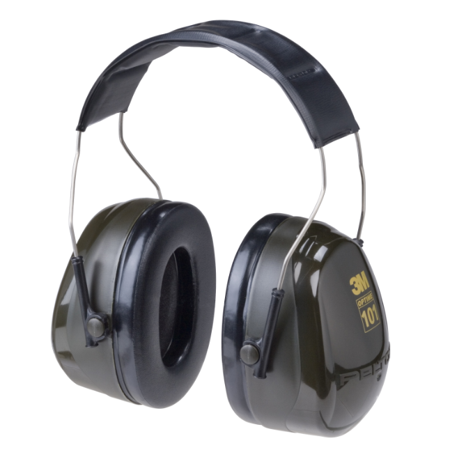 3M™ PELTOR™ Optime™ 101 Over-the-Head Earmuffs, 27 dB