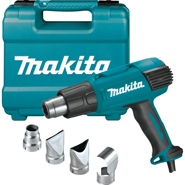 Makita® Variable Temperature Heat Gun Kit with LCD Digital Display