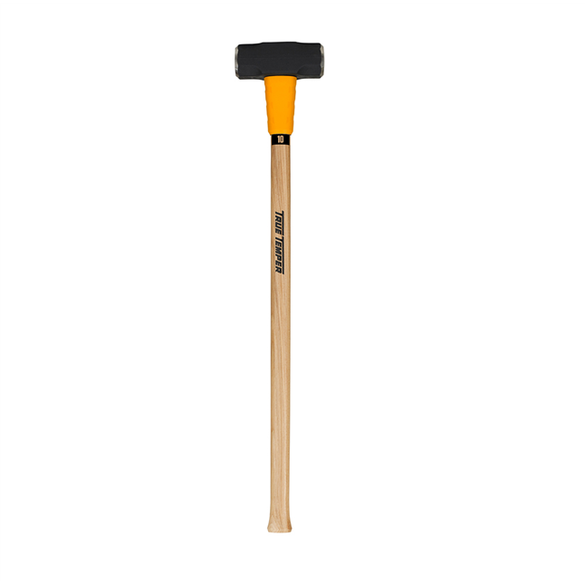 True Temper Toughstrike Double Face Forged Steel Sledge Hammer, 36" American Hickory Handle