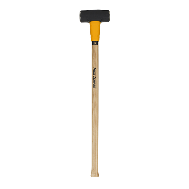 True Temper Toughstrike Double Face Forged Steel Sledge Hammer, 36" American Hickory Handle