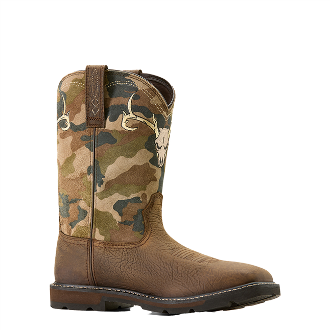 Ariat Men's Groundbreaker Antler Waterproof Steel Toe Boot