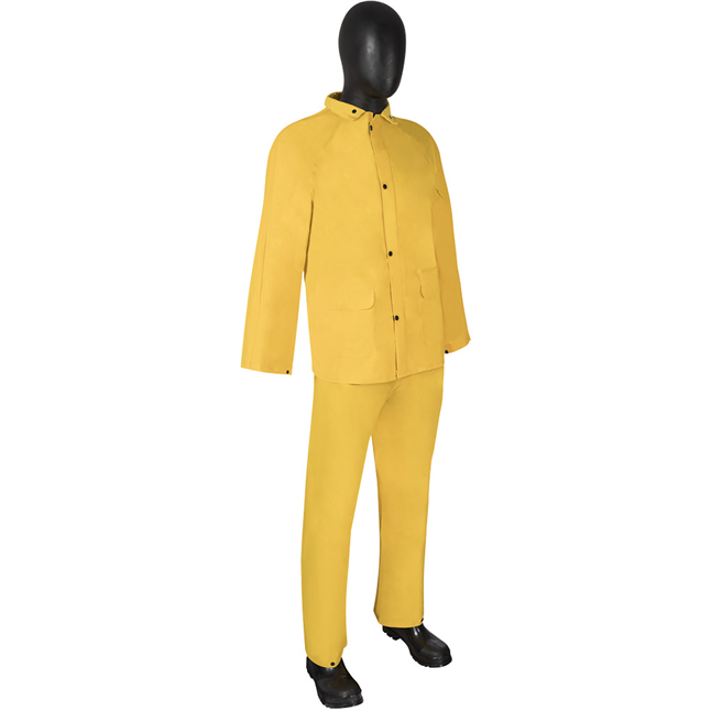 DURAWEAR™ 2-Layer PVC/Polyester 3-Piece Rainsuit