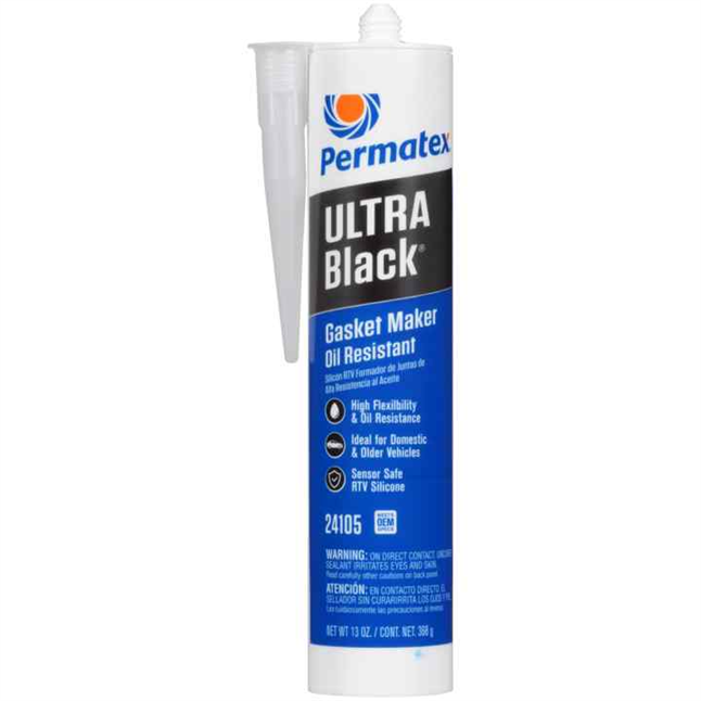 Permatex® Ultra Black® RTV Silicone Gasket Maker, 13oz