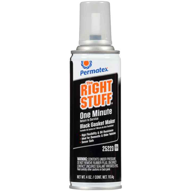 Permatex® The Right Stuff® Black 1 Minute Gasket Maker, 7oz